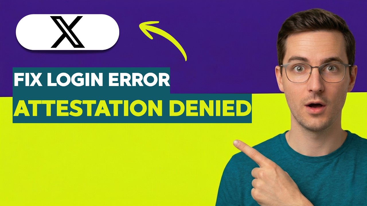 How to Fix X - Twitter Login Error  Attestation Denied [2026 Full Guide]