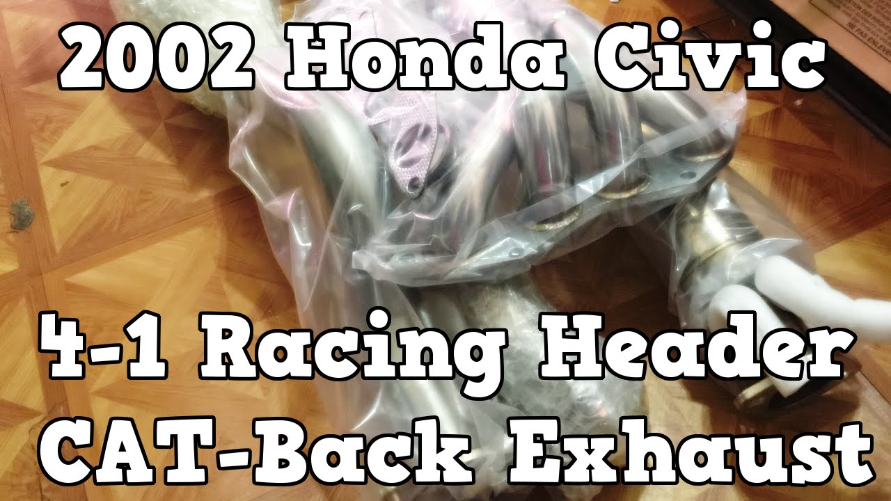 2002 Honda Civic 4-1 Racing Header & CAT-Back Exhaust Sytem