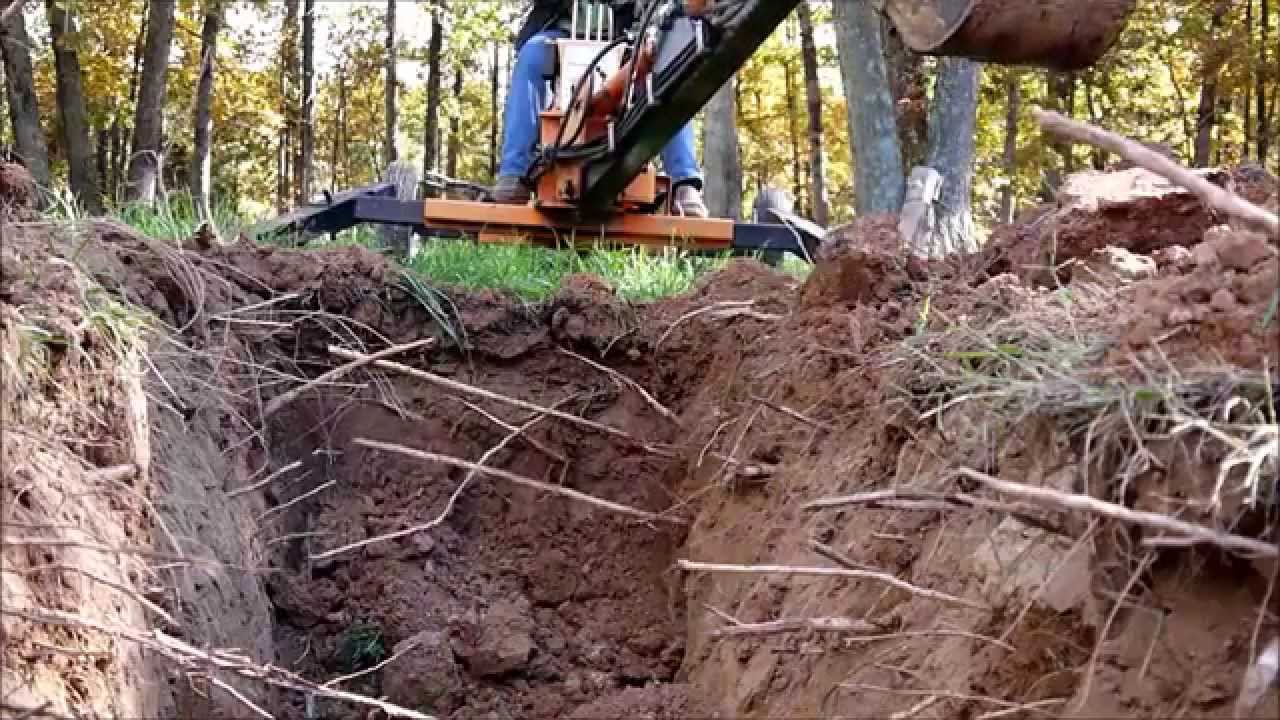 Harbor Freight towable backhoe trencher