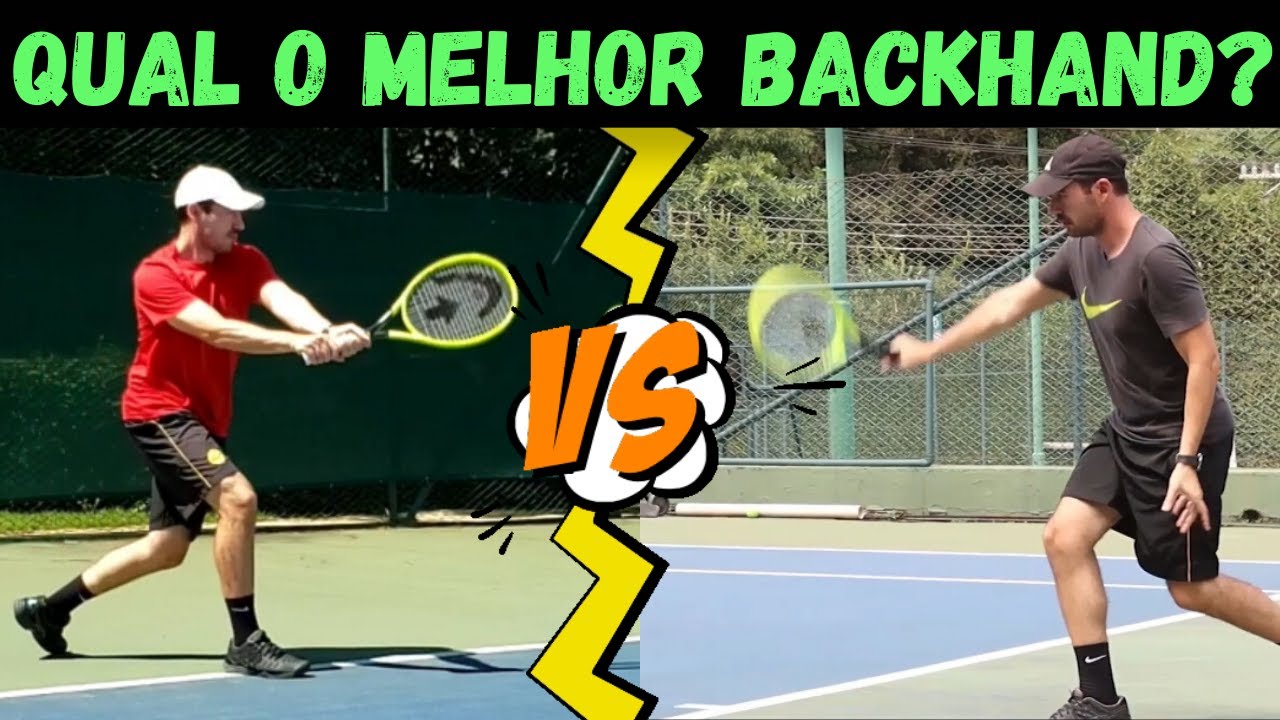 Qual é o MELHOR BACKHAND: com UMA ou DUAS mãos?   |   Falasca Tennis