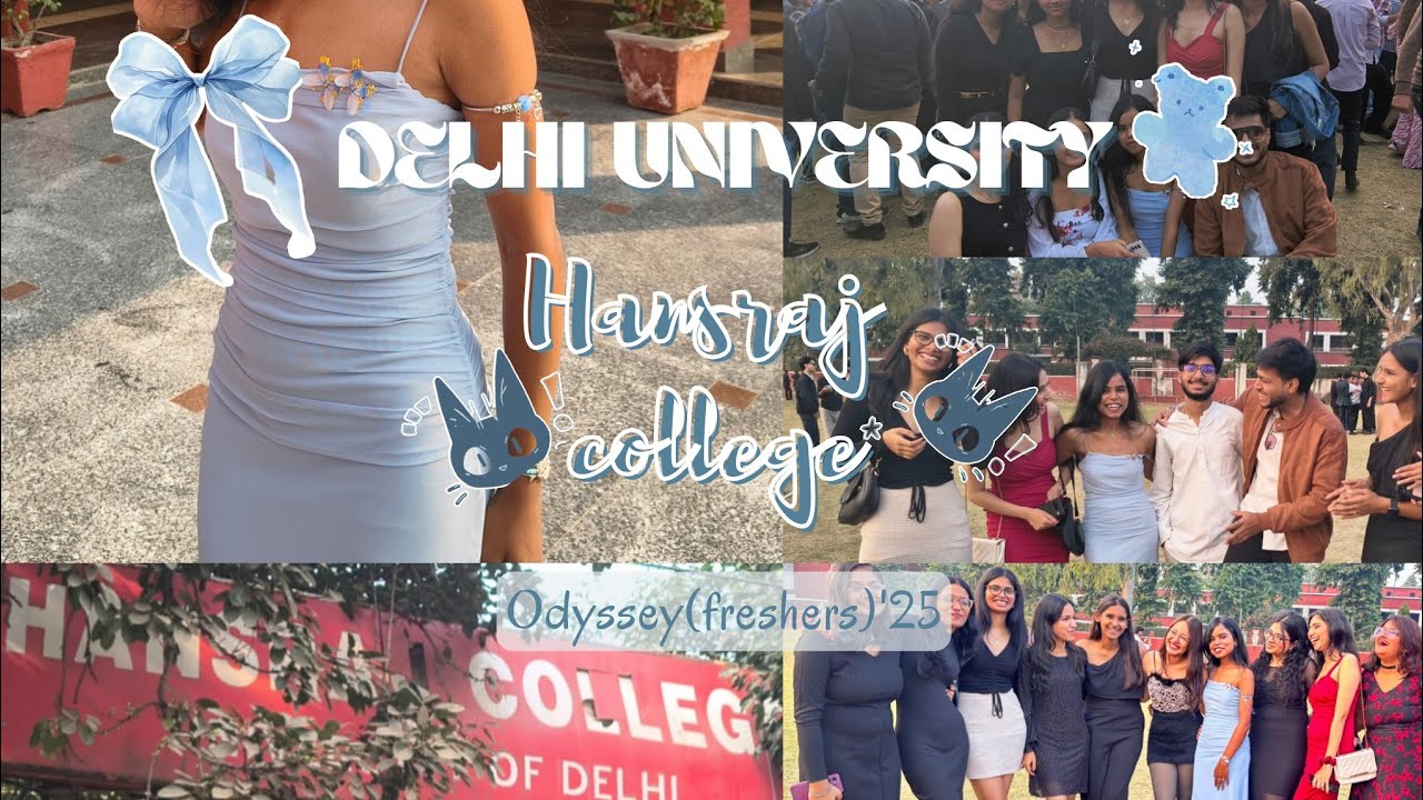 DU Freshers 2025🪩!! Ft. HANSRAJ COLLEGE 