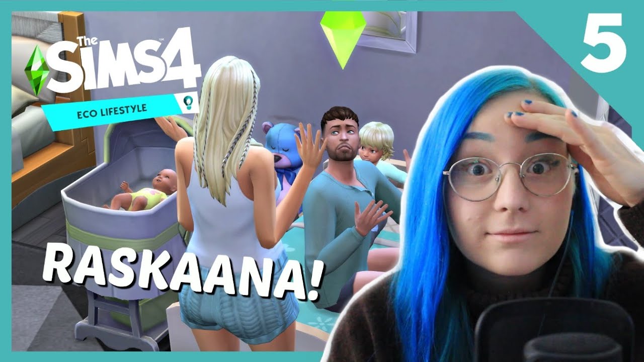 YHTÄKKII TALO TÄYNNÄ LAPSIA🍼 //The Sims4 Ekoelämää Let's Play » T I N K E