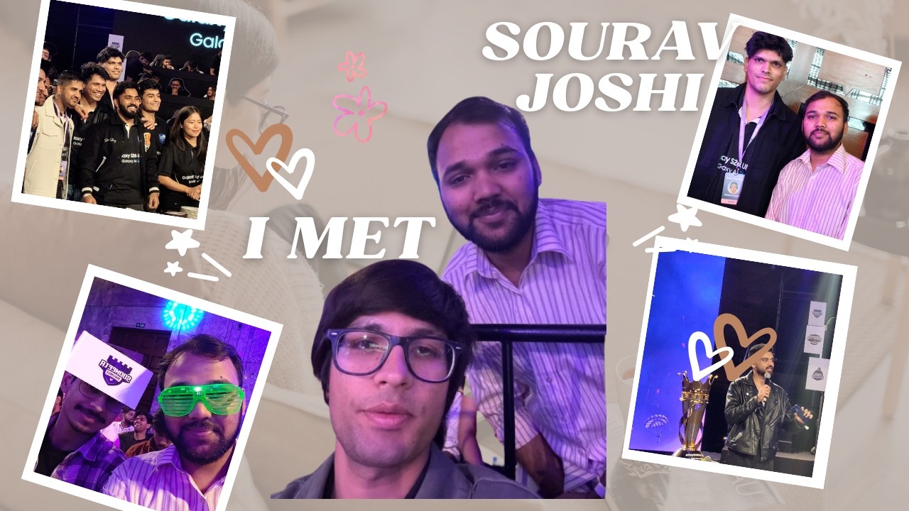 I Met @souravjvlogs  and @Mythpat (IIMC DELHI )