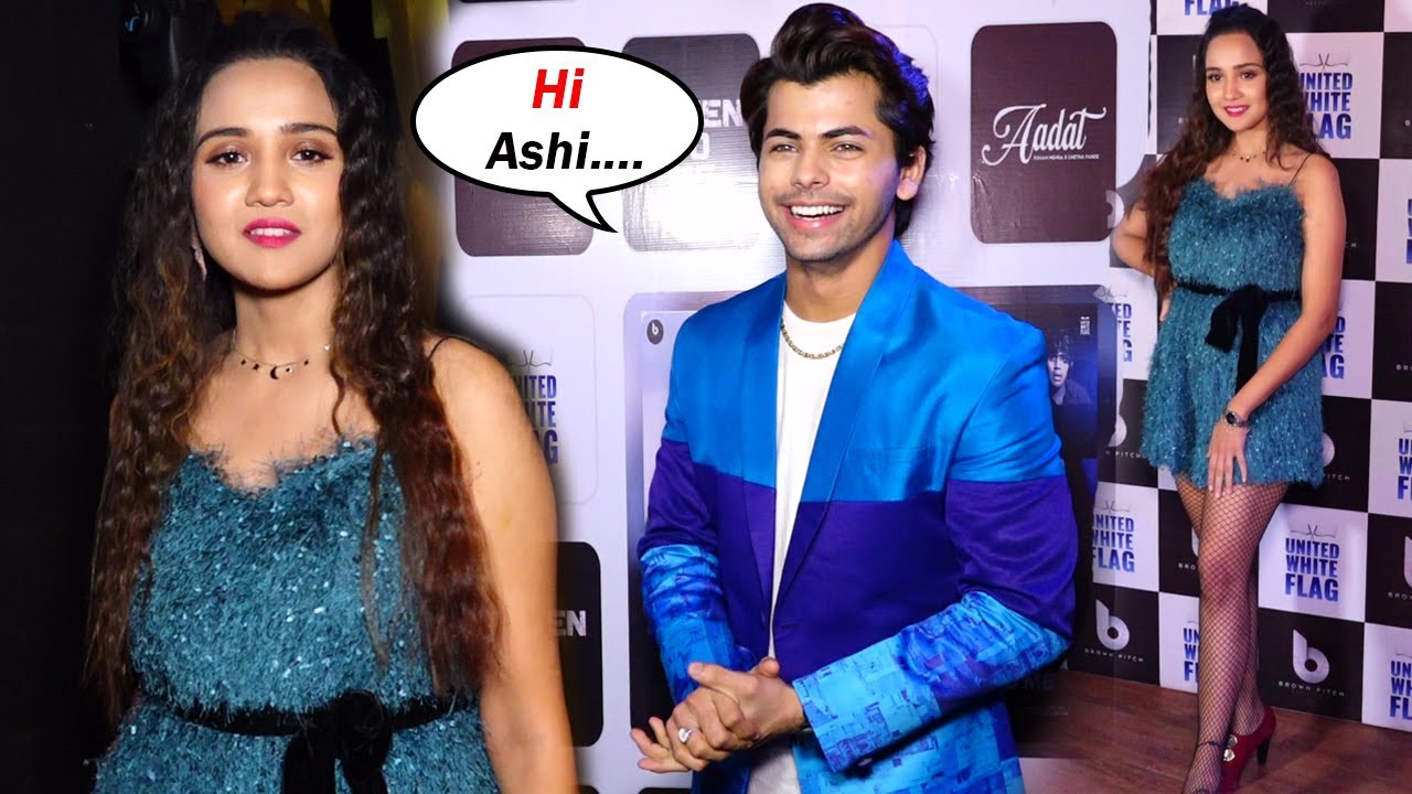 Siddharth Nigam And Ashi Singh Arrive At Rohan Mehra & Chetna Pande's New Song Launch 'Aadat'