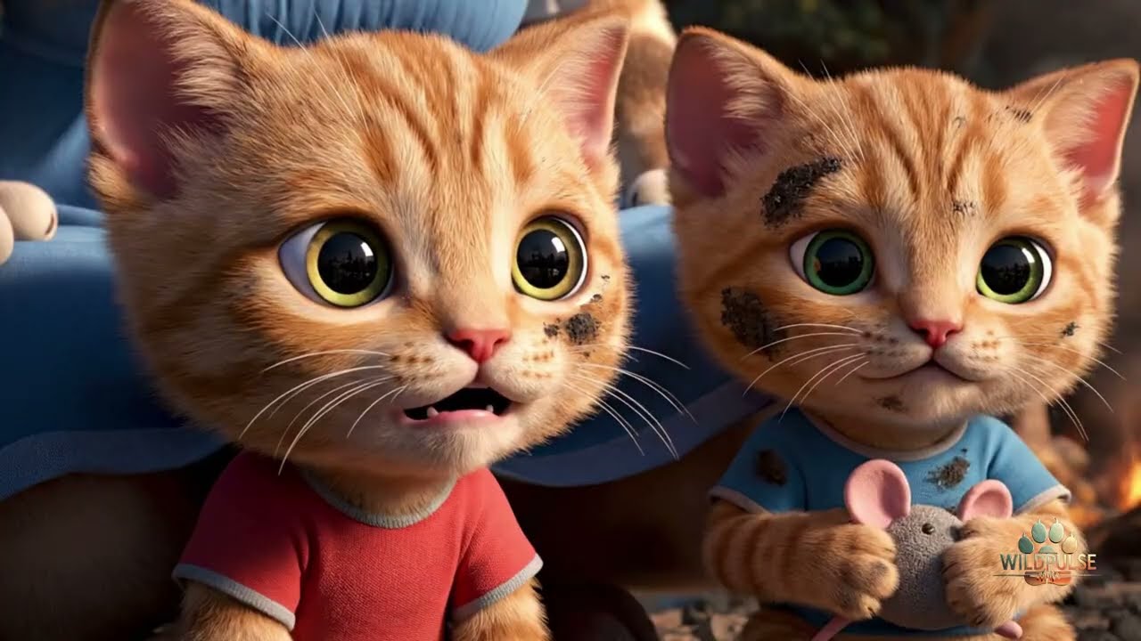 Mama Cat's QUICK Thinking Saves the Day During Wildfire Evacuation
