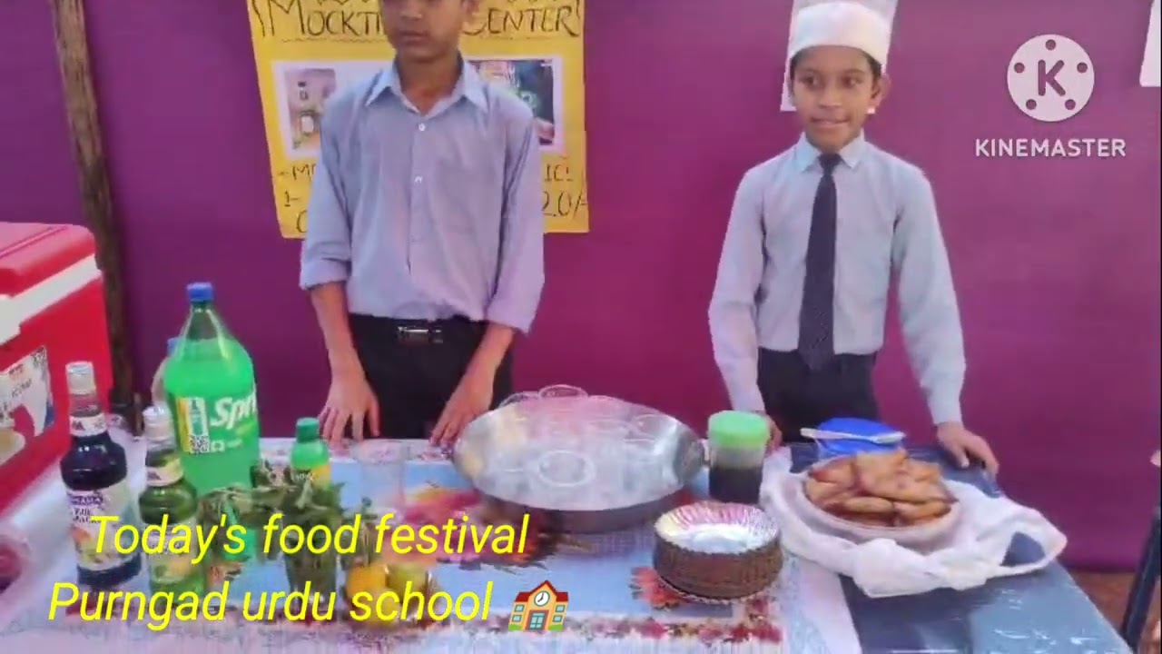 Today's Activity for food festival 🥮 Purngad urdu school 🏫