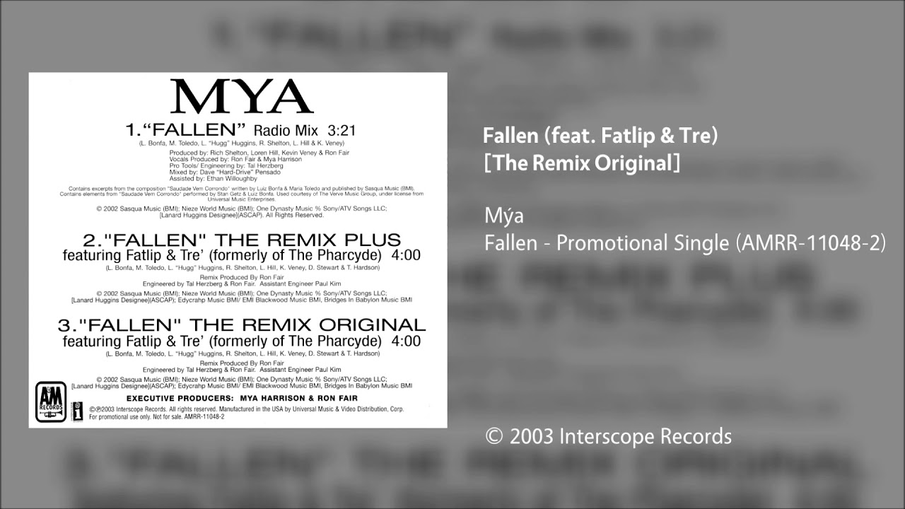 Mýa - Fallen (feat. Fatlip & Tre) [The Remix Original]