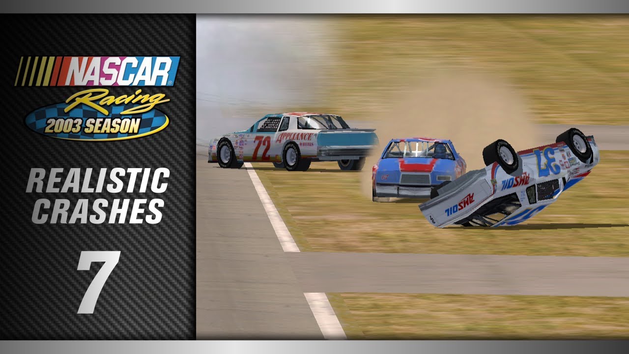 NASCAR Racing 2003 *Realistic* Crashes 7 (Daytona Special)