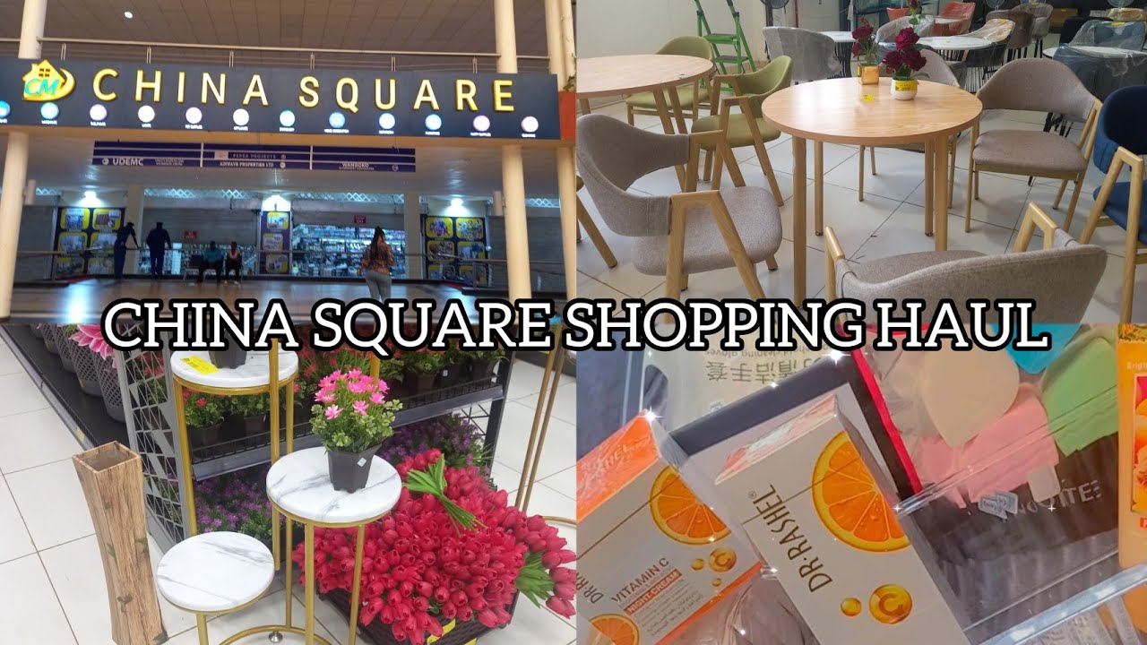 CHINA SQUARE SHOPPING HAUL//Where to get quality house decor//skin products for cheap.