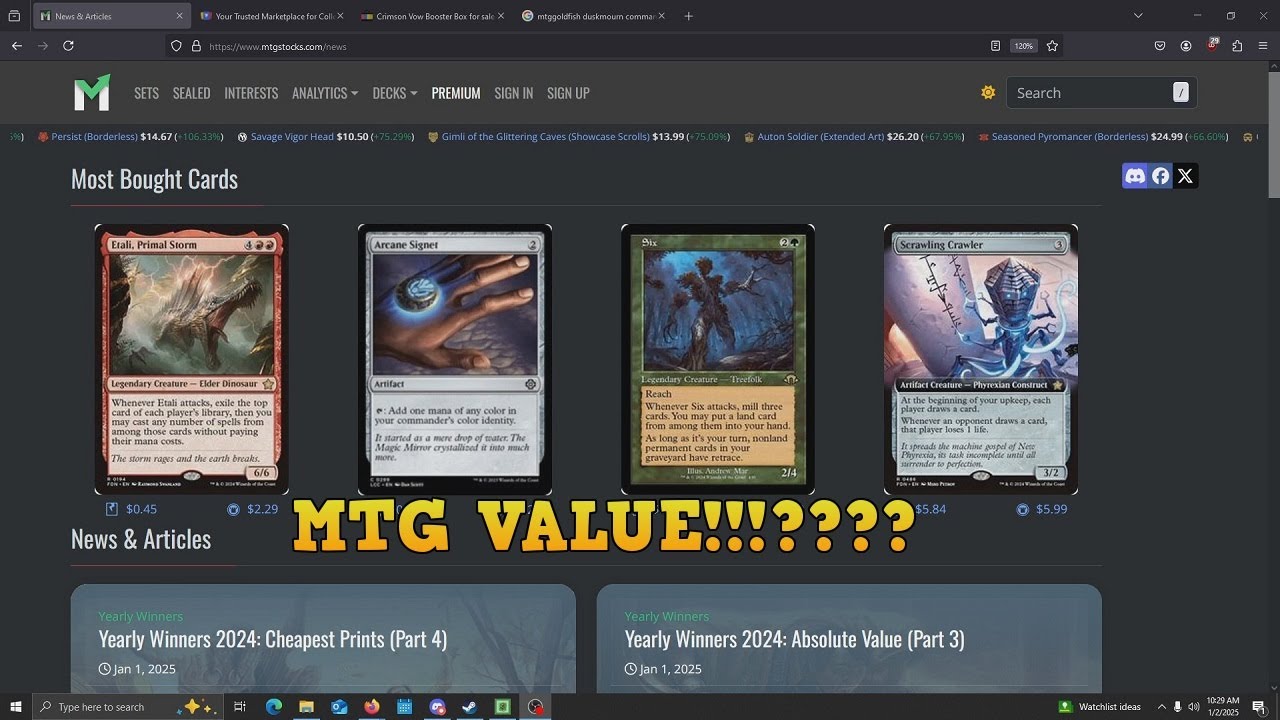 The Multiple Ways To Find The Value For Your MTG Cards!