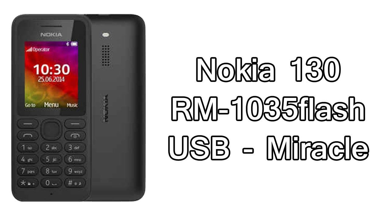 nokia 130 RM-1035  flash - usb