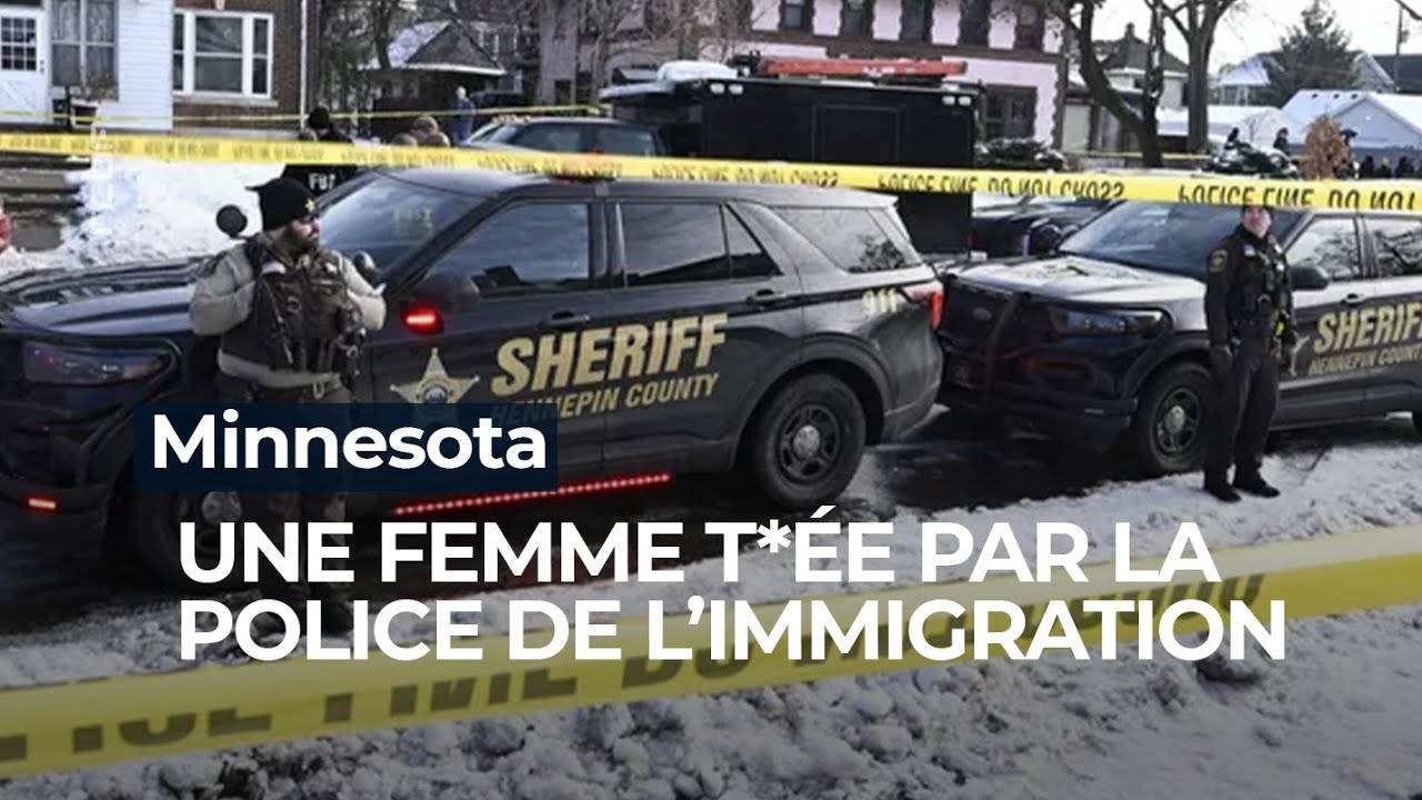 &Eacute;tats-Unis : les agents de la ICE t*ent une femme &agrave; Minneapolis - RTBF Info