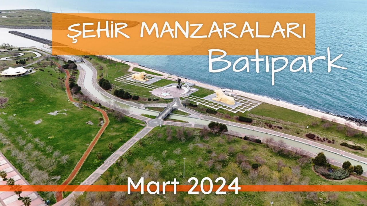 Samsun Şehir Manzaraları…Batıpark ve Amisos Tepesi Drone Çekimi (DJI Mini4 Pro 4K City Park Views)