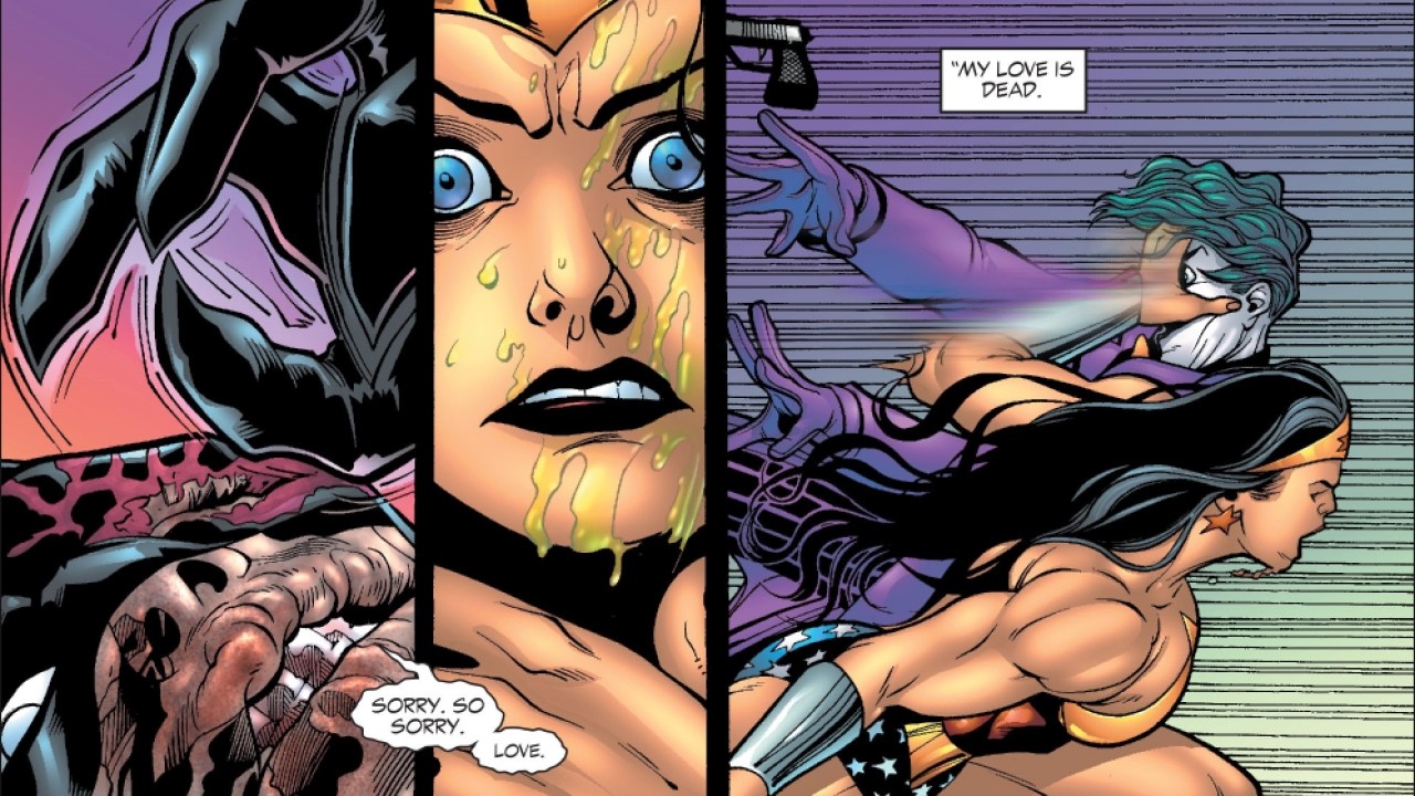 Wonder Woman Loves Batman, Crashes Out After His Death
