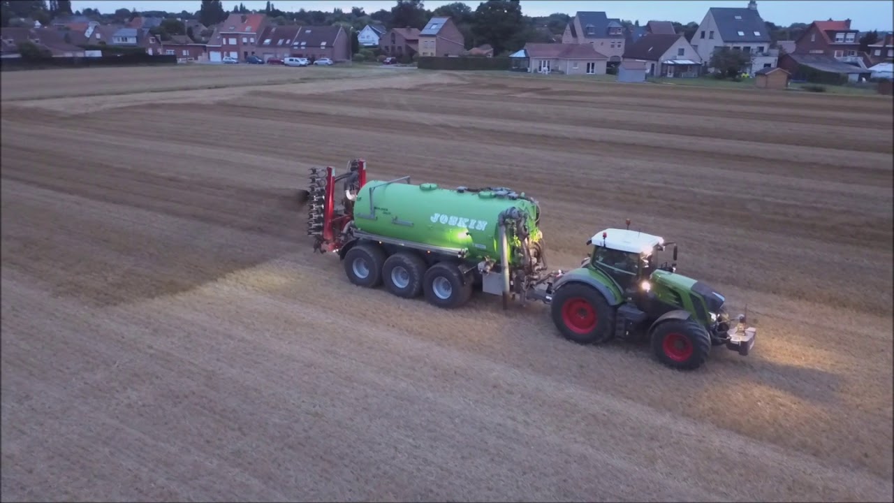 fendt 828, joskin euroliner 24000L; new holland t7.245, pottinger terradisc 6001 [dji mavic pro]
