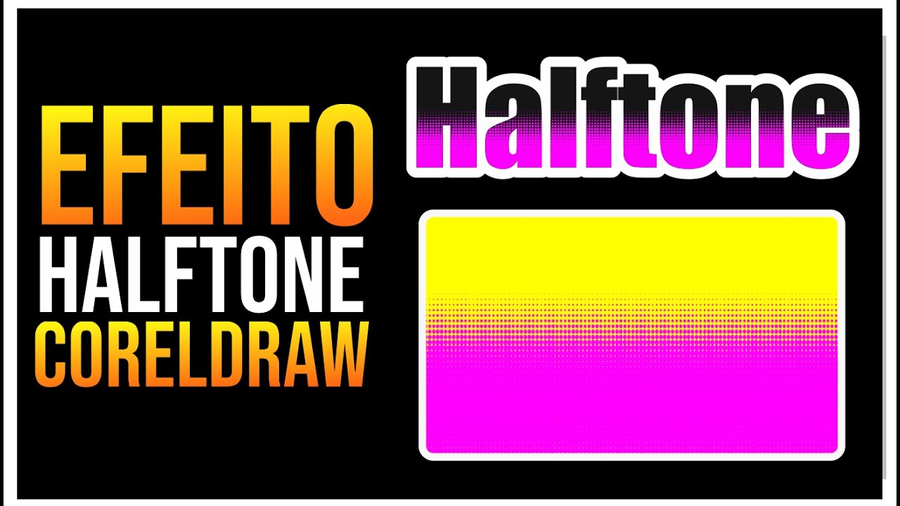 #CORELDRAW Efeito Halftone Corel Draw Tutorial