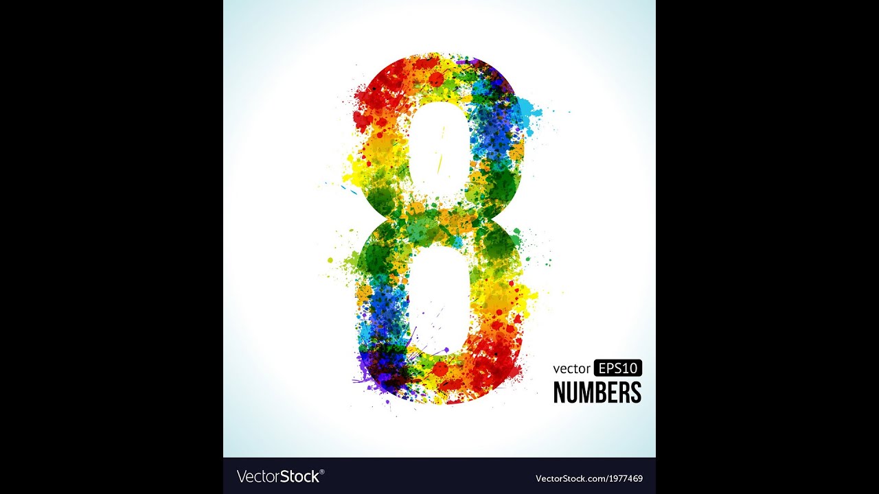 Logo Design Tutorial   How to Create LOGO Number 8 in Adobe Illustrator CC