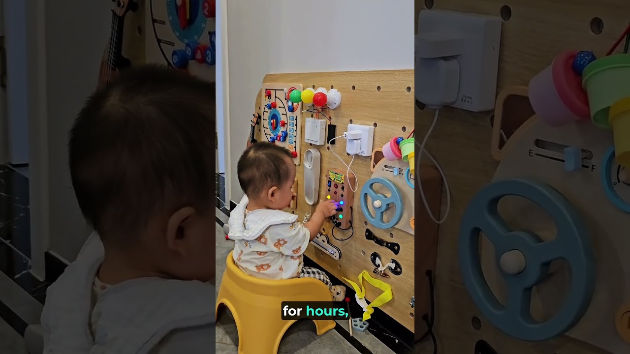 DIY Busy Board for Happy Babies