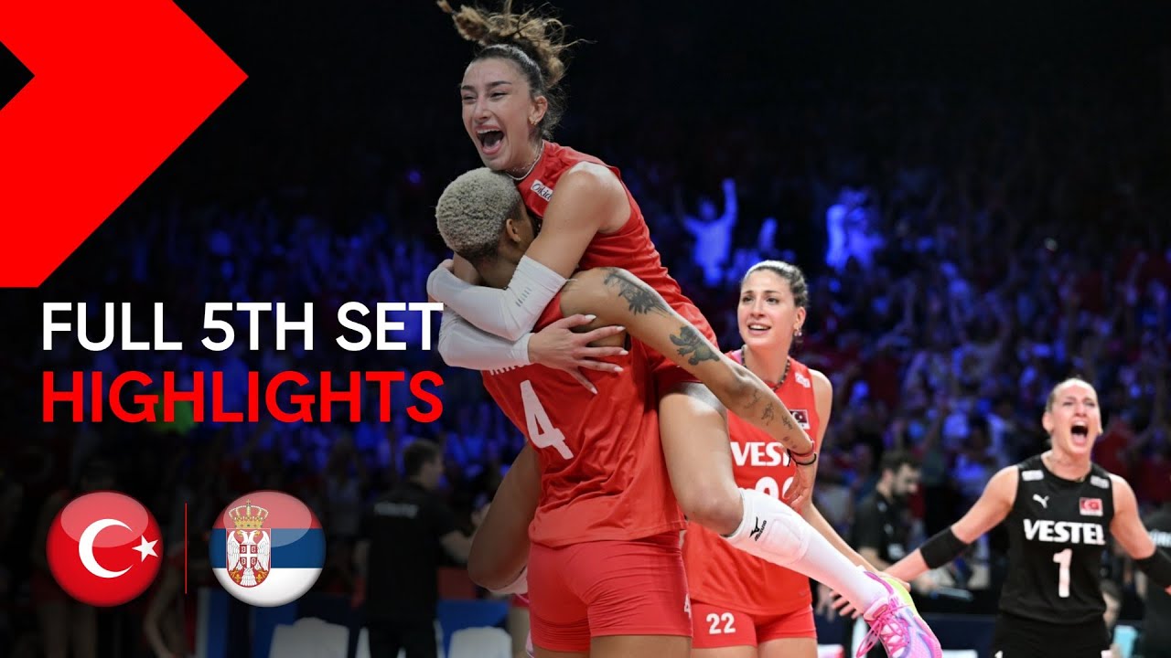 EuroVolley Women's Final Full 5th Set: Turkiye vs Serbia