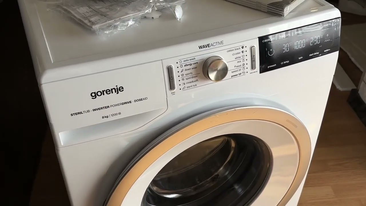 Nowa Pralka! Gorenje WaveActive WA824