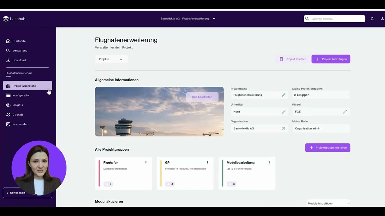 Lakehub - Grundfunktionen im neuen Interface Teil 2