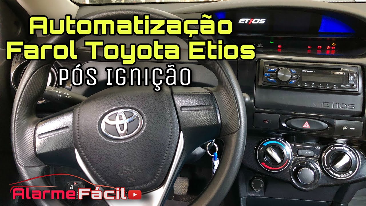 Automatização Farol Toyota Etios ( Pós ignição )