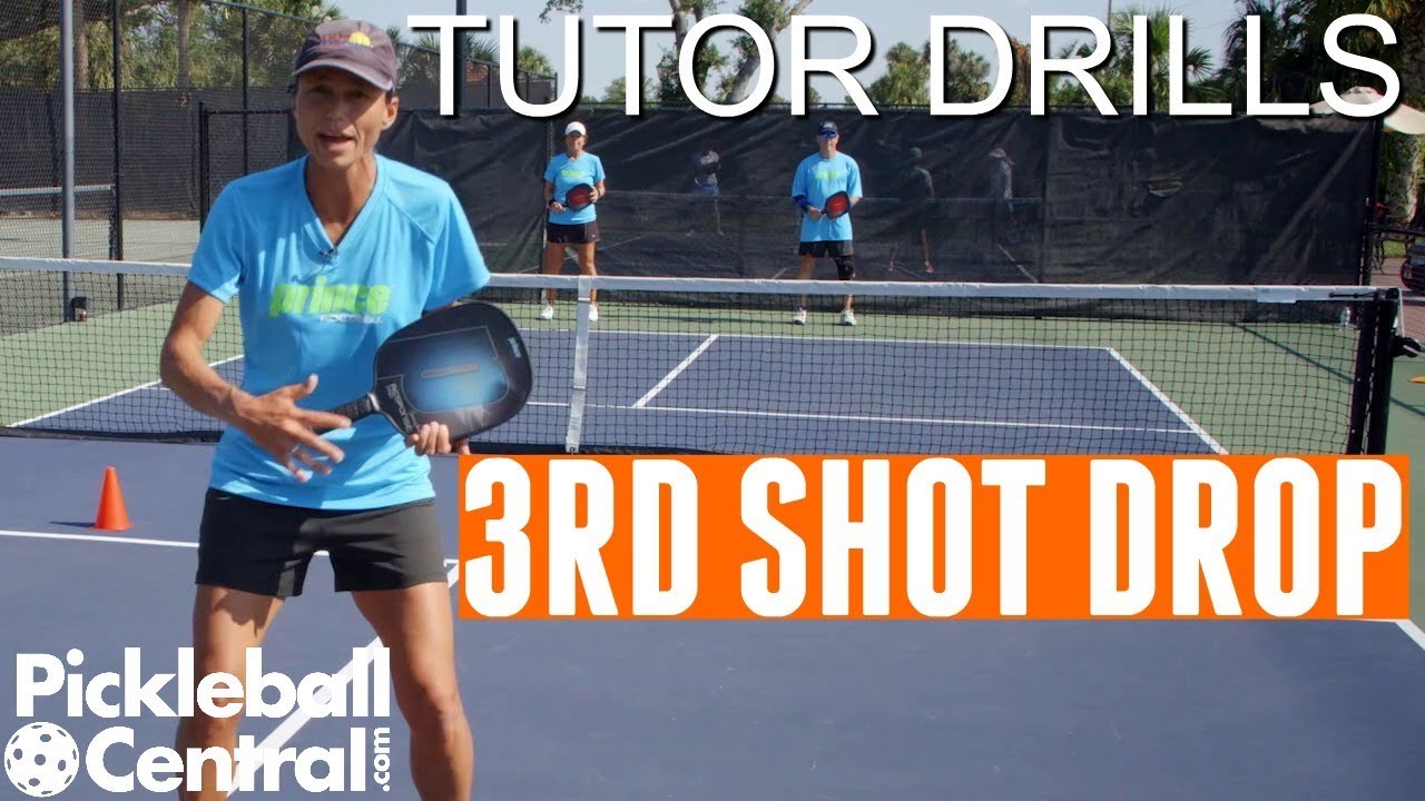 Pickleball Tutor Drills with Simone Jardim:  How to Improve Your 3rd Shot Drop