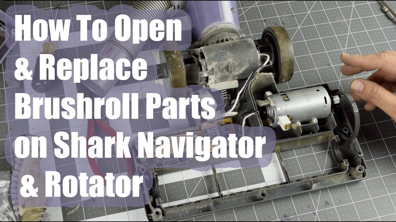 How To Open A Shark Navigator / Rotator Brush Roll Motor & Replace Repair circuit board wires