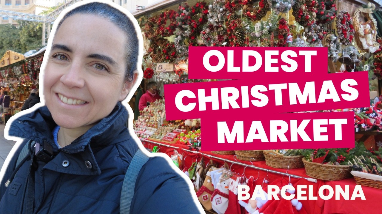 РОЖДЕСТВО в Барселоне ✨️🎄 Внутри ВОЛШЕБНОГО рынка Фира-де-Санта-Люсия!