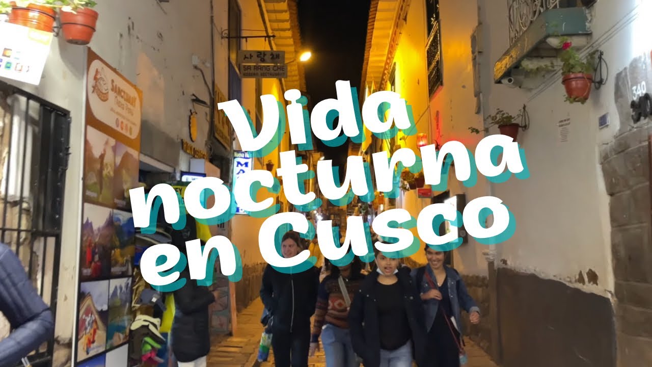 [4K] Cusco streets part 9 - Walking tour in cusco at night 2022 - Ambience sound - Cusco de noche