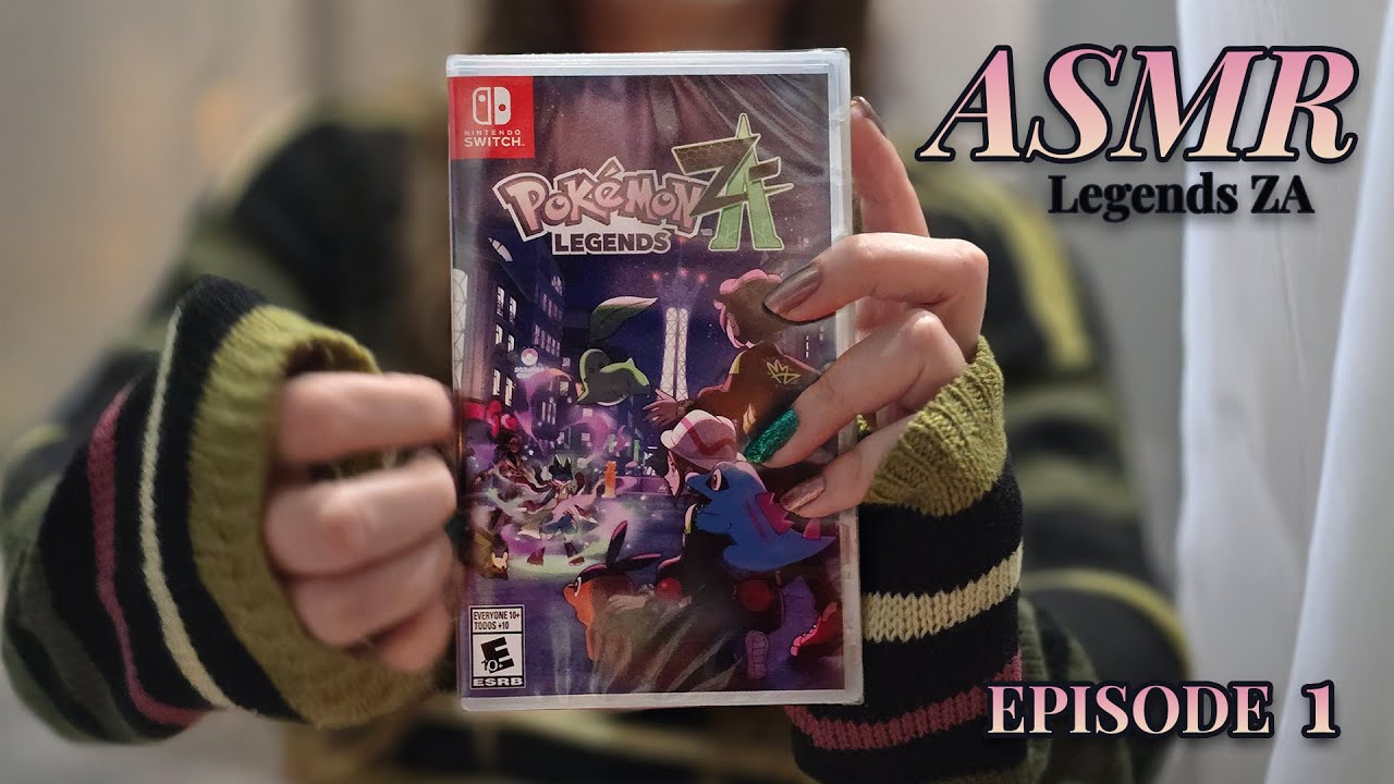 [ASMR] Let's Play Pokémon Legends ZA! ✨ Ep 1 ✨ Whispered Gameplay + Soft Controller Sounds