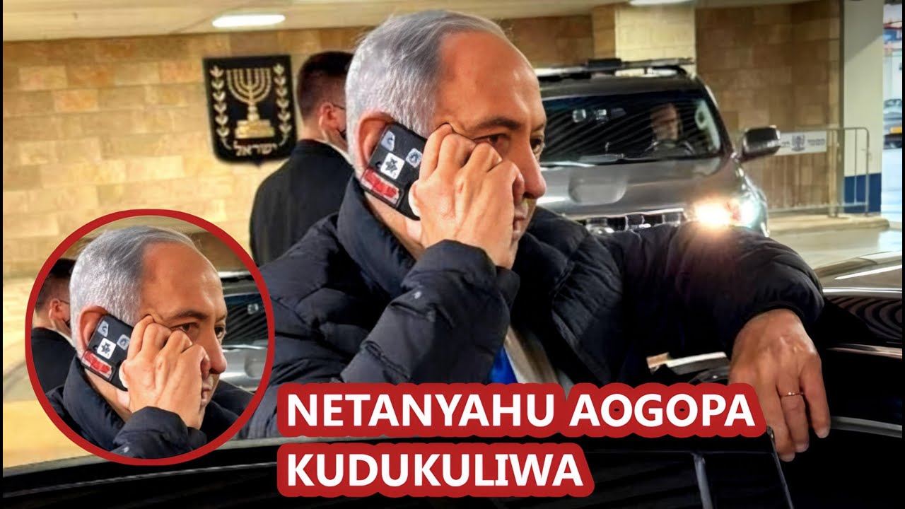 PICHA YA NETANYAHU AKIWA NA SIMU ILIYOZIBWA NA STIKA YAZUA MJADALA MKUBWA MITANDAONI