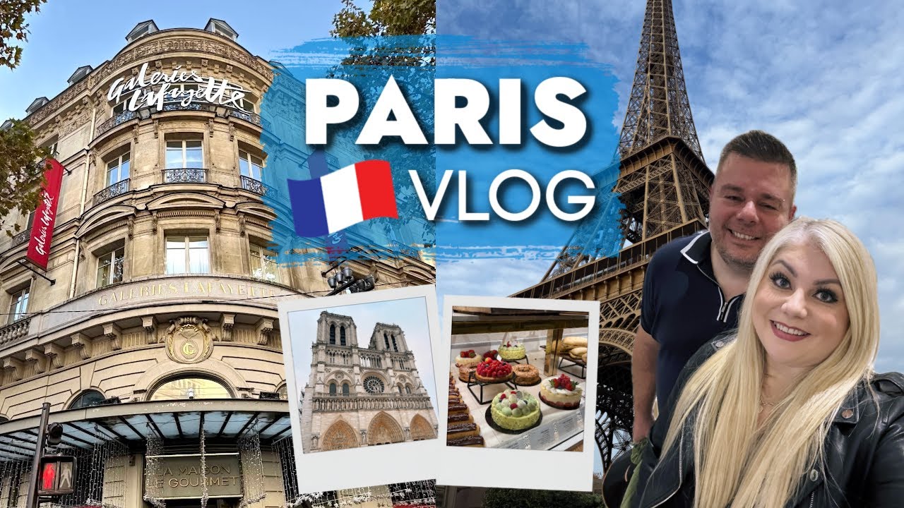 ПАРИЖСКИЙ VLOG 🇫🇷 Круиз по Сене, Собор Парижской Богоматери, универмаг Galeries Lafayette и вкусн...