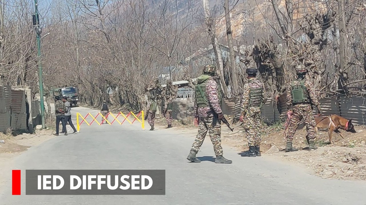 Ganderbal: Security Forces Diffuse IED Placed On Roadside