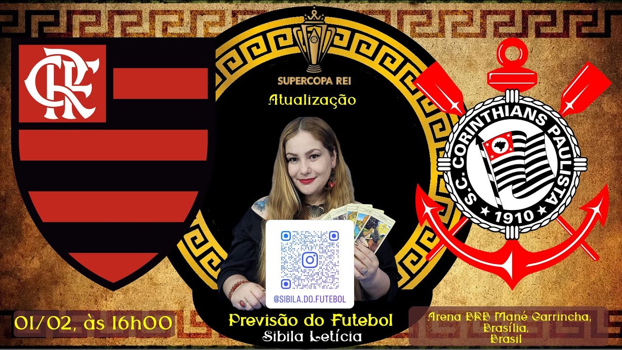 Previsão do Futebol - SUPERCOPA - Jogo entre Flamengo e Corinthians
