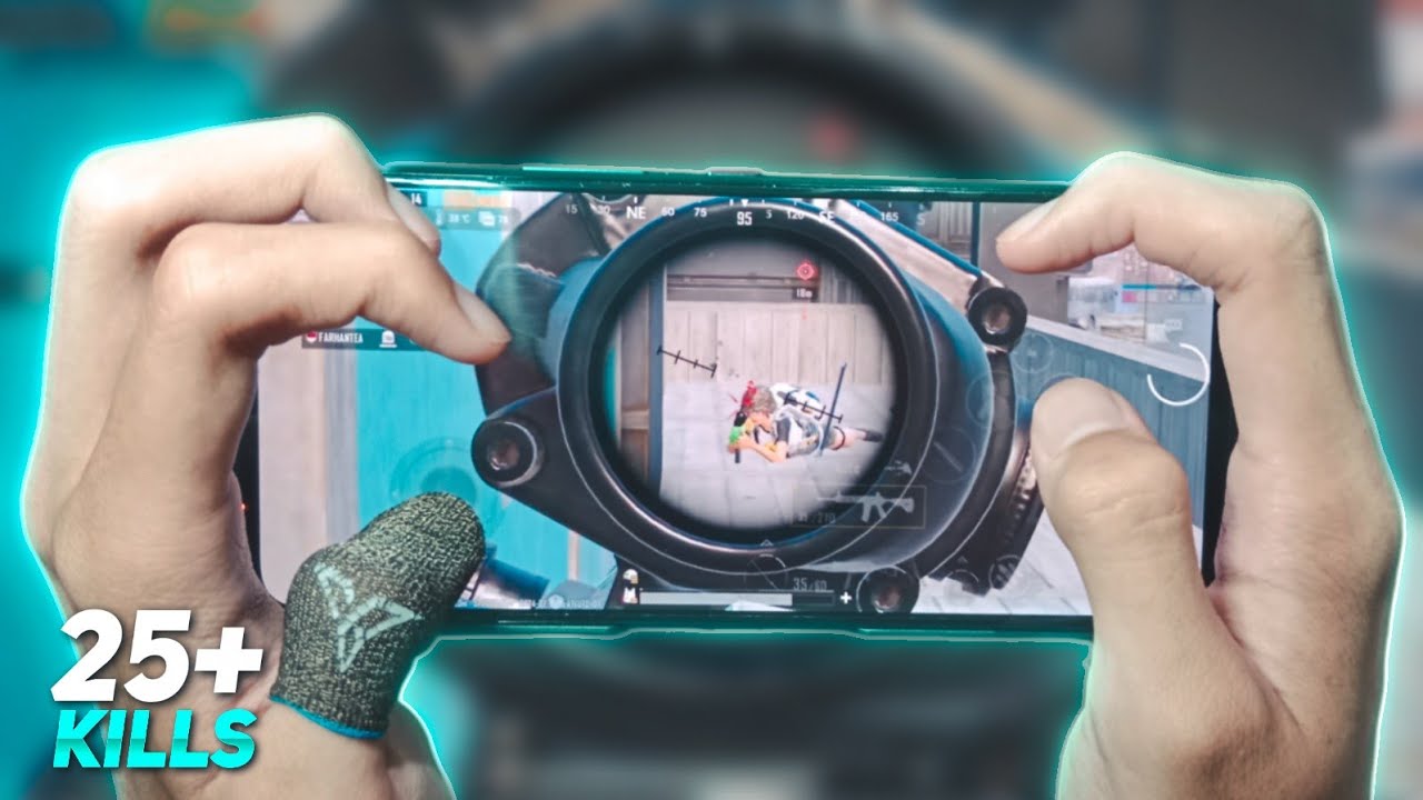 90 FPS! Solo vs Squad 25+ Kills ⚡ ROG Phone 6 || 5 Fingers & Gyroscope || PUBG Mobile!
