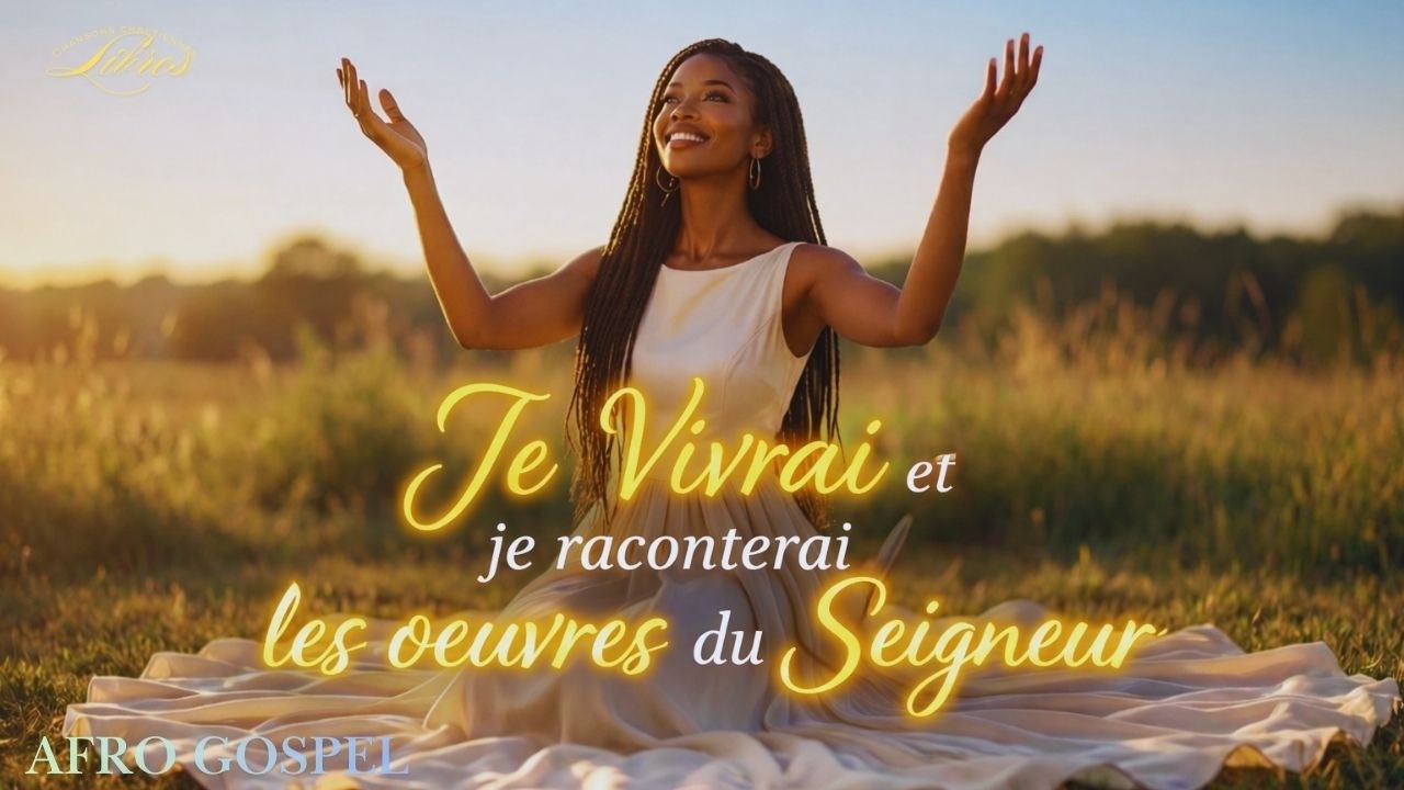 Je Vivrai et je raconterai les oeuvres du Seigneur | Afro gospel | Proclamation et victoire