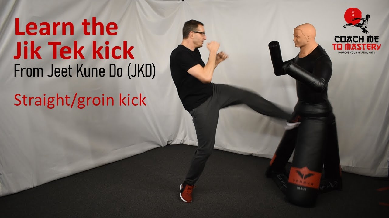 Learn the Jik Tek kick (straight groin kick) from Jeet Kune Do (JKD)