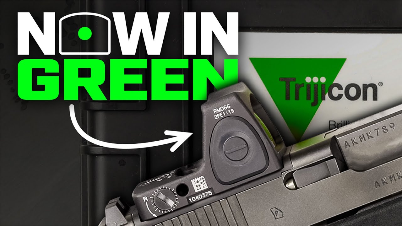 Hands-On The NEW Green Trijicon RMR Optic