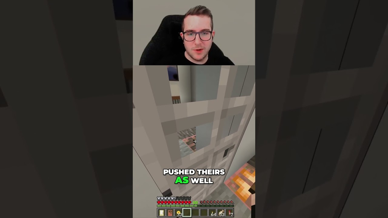 I built HOTEL ROOM doors that CONNECT in #minecraft!