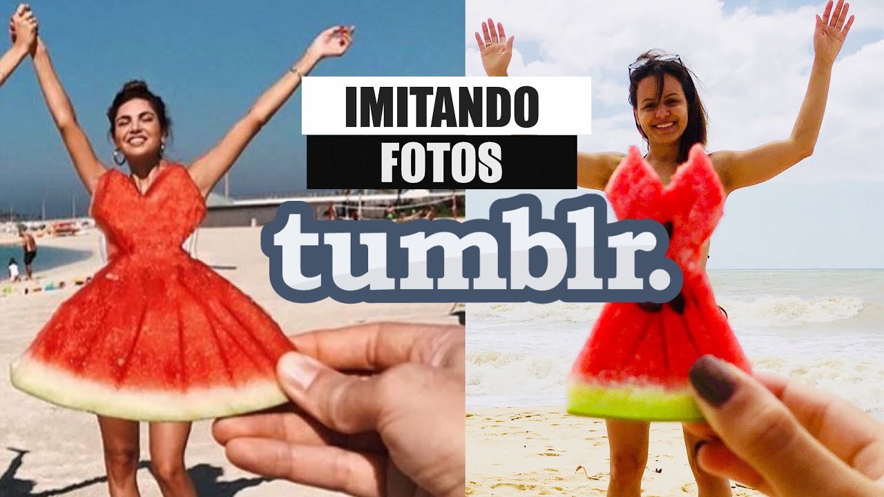 IMITANDO FOTOS TUMBLR #5 (NA PRAIA) | RÊ ANDRADE