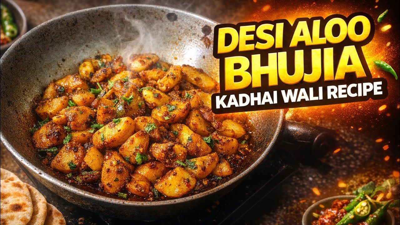 Gaon Jaisa Aloo Bhujia Banane Ka Tarika | Crispy Aloo Fry