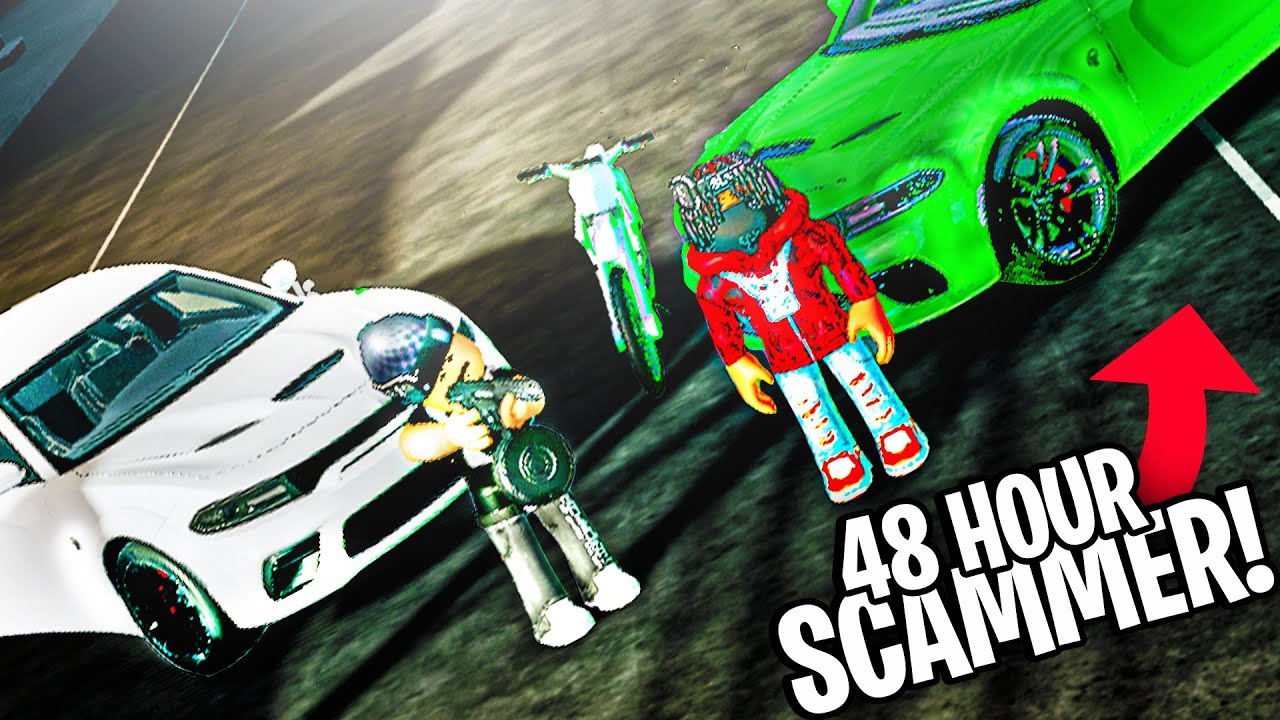 I spent 48 hours as a SCAMMER In My New Roblox Hood Game...