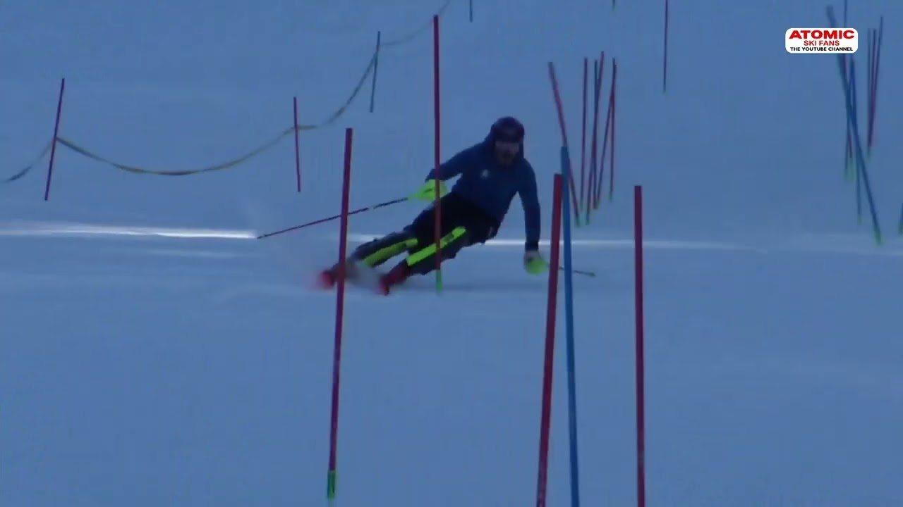 Nicolo Colombi 🇮🇹 - SL training in Val Palot #weareskiing