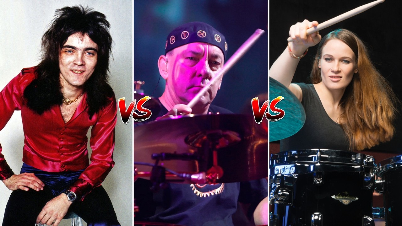 Rush Drummers Battle! (John Rutsey vs. Neil Peart vs. Anika Nilles)
