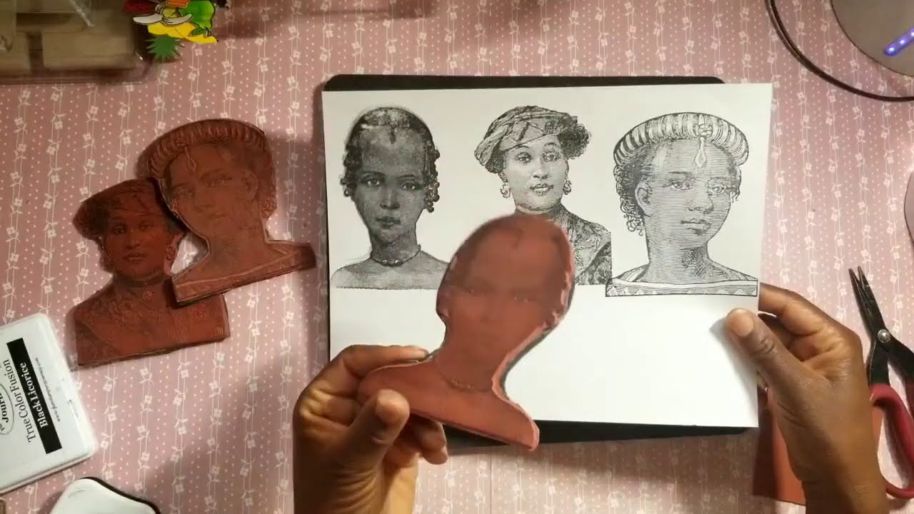 African American Rubber Stamps-More to share and add to my collection