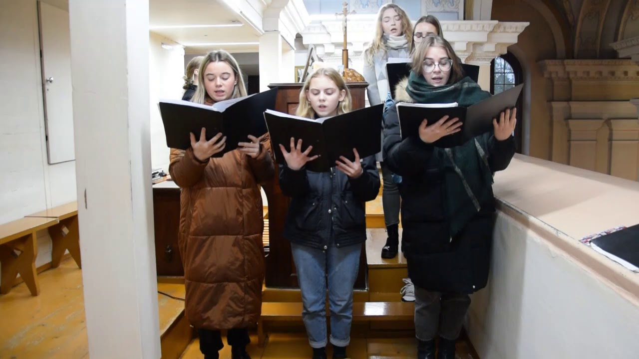 RASOKIT DANGŪS. Juozo Naujalio advento giesmė, žodžiai Antano Baranausko.