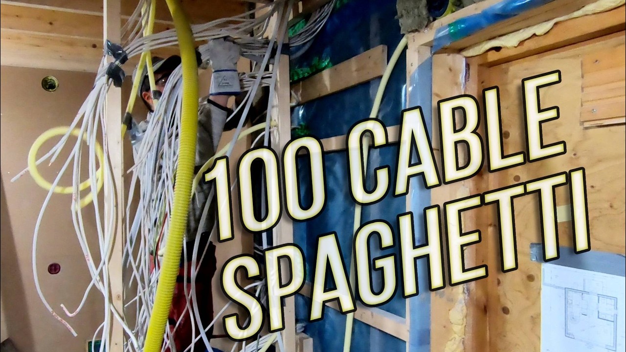 Wall Finish, Tech-Corner, Bathroom HVAC +Taming the Cable Spaghetti