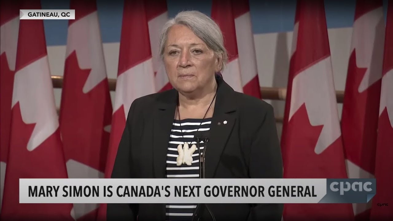 PM Justin Trudeau names Mary Simon as Canada’s next governor general – July 6, 2021