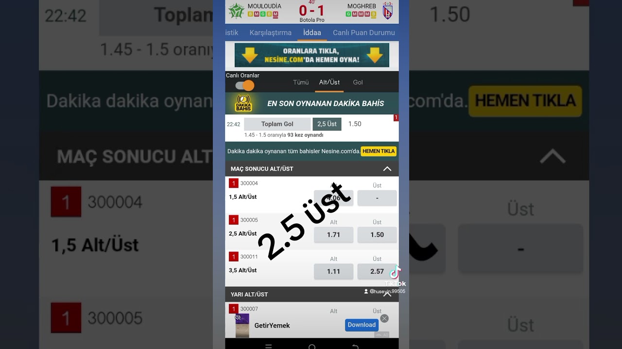 2.5 &uuml;st